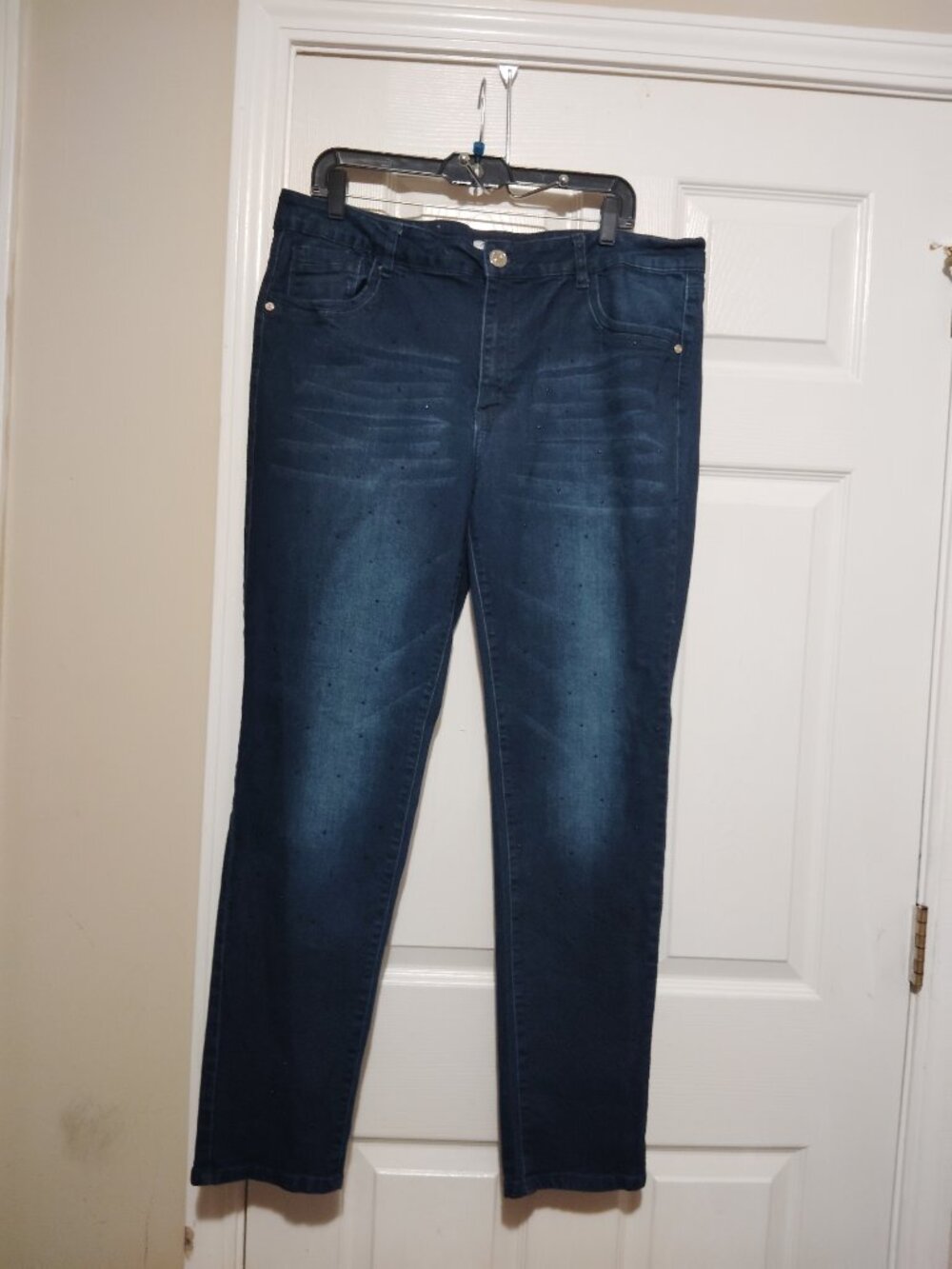 Studio a Women's Dark wash Casual Straight Leg jeans Size 22 Cotton Blend